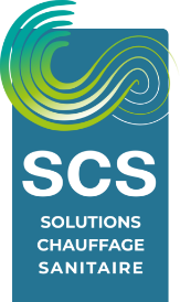 Logo SCS vertical - Solutions Chauffage Sanitaire